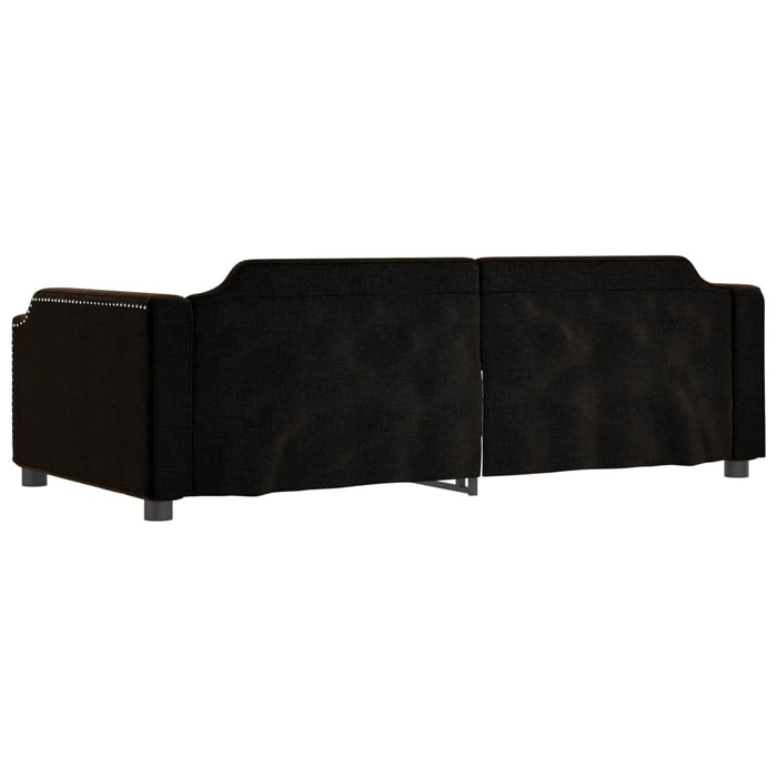 Cadru de pat, negru, 90x190 cm, material textil - WALTI WALTI