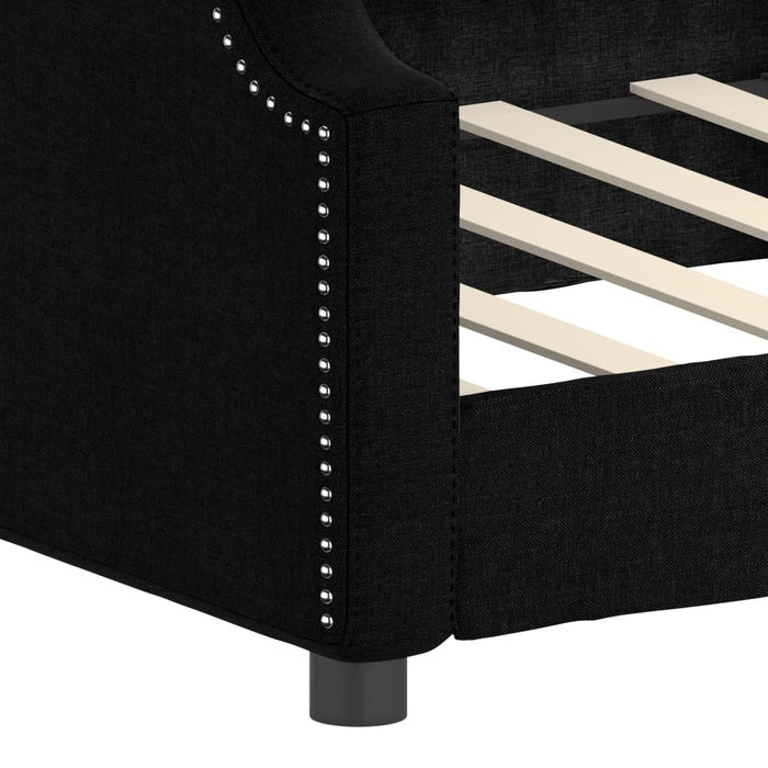 Cadru de pat, negru, 90x190 cm, material textil - WALTI WALTI