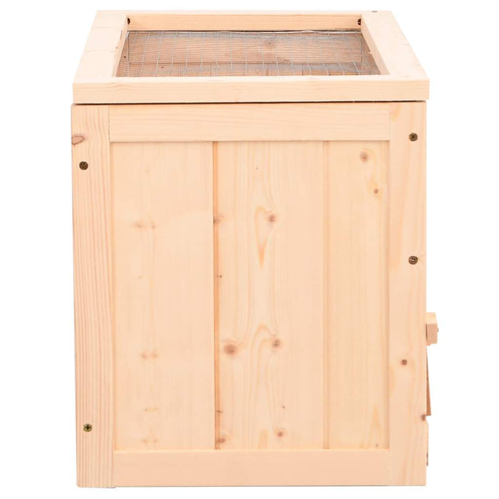 Cușcă pentru hamsteri, 60x30x35 cm, lemn masiv de brad - WALTI WALTI