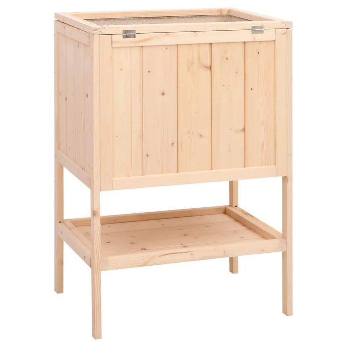 Cușcă pentru hamsteri 55x40x80 cm, lemn masiv de brad - WALTI WALTI