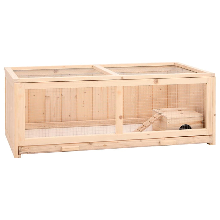 Cușcă pentru hamsteri, 104x52x54 cm, lemn masiv de brad - WALTI WALTI