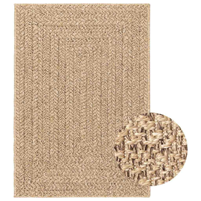 Covor ZIZUR aspect iută 160x230 cm, pentru interior și exterior WALTI