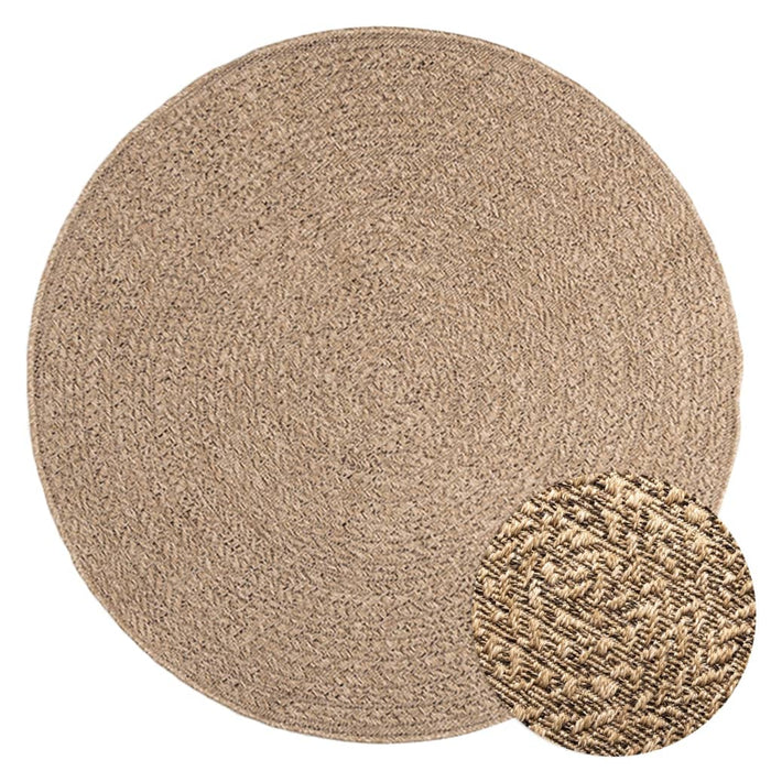 Covor ZIZUR, aspect iută, 120 cm, pentru interior și exterior WALTI