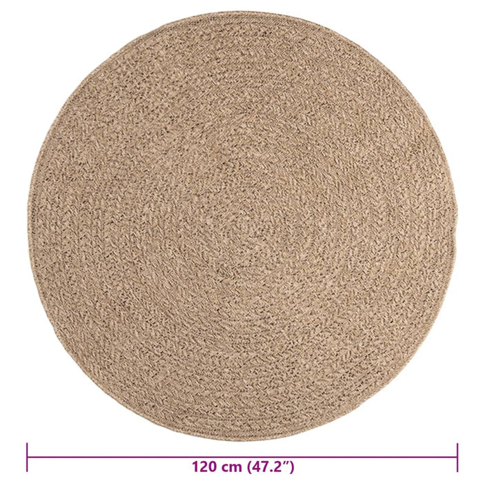 Covor ZIZUR, aspect iută, 120 cm, pentru interior și exterior WALTI