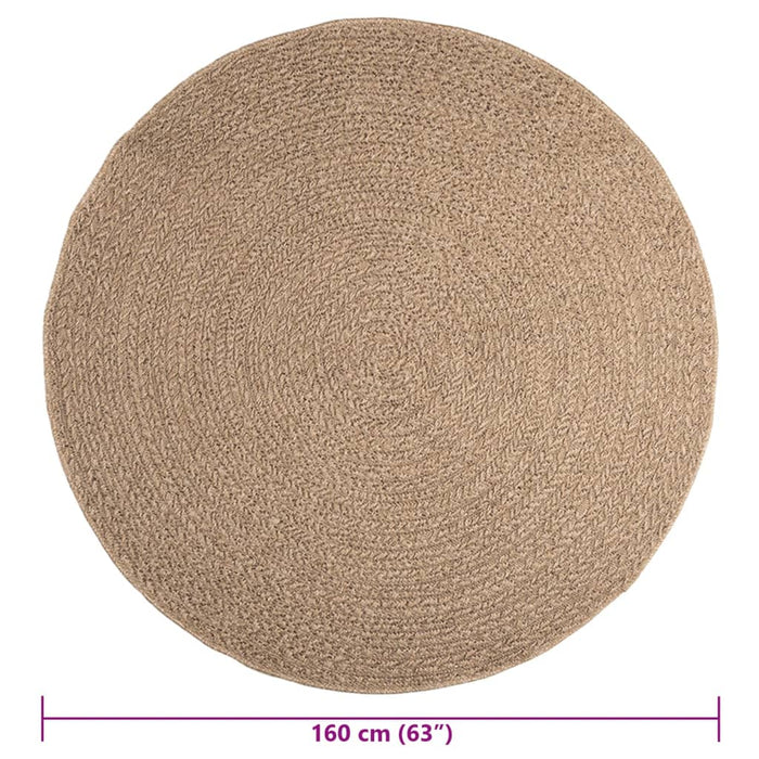 Covor ZIZUR, aspect iută, 160 cm, pentru interior și exterior WALTI