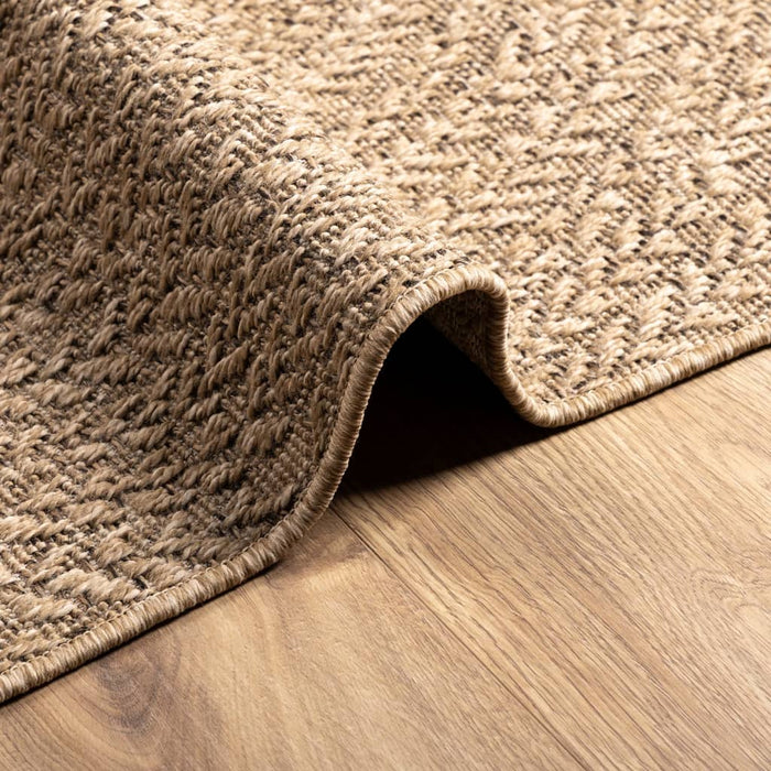 Covor ZIZUR aspect iută 160x230 cm, pentru interior și exterior - WALTI WALTI