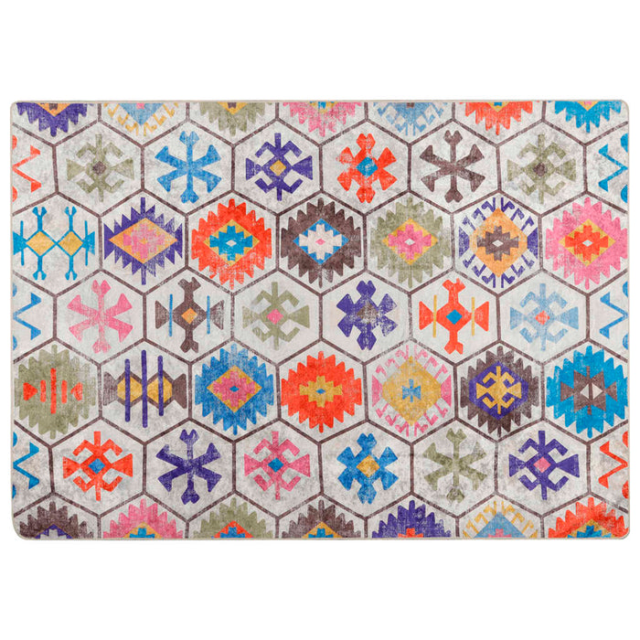 Covor lavabil, multicolor, 80x150 cm WALTI