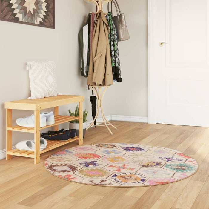 Covor lavabil, multicolor, Ø 120 cm - WALTI WALTI