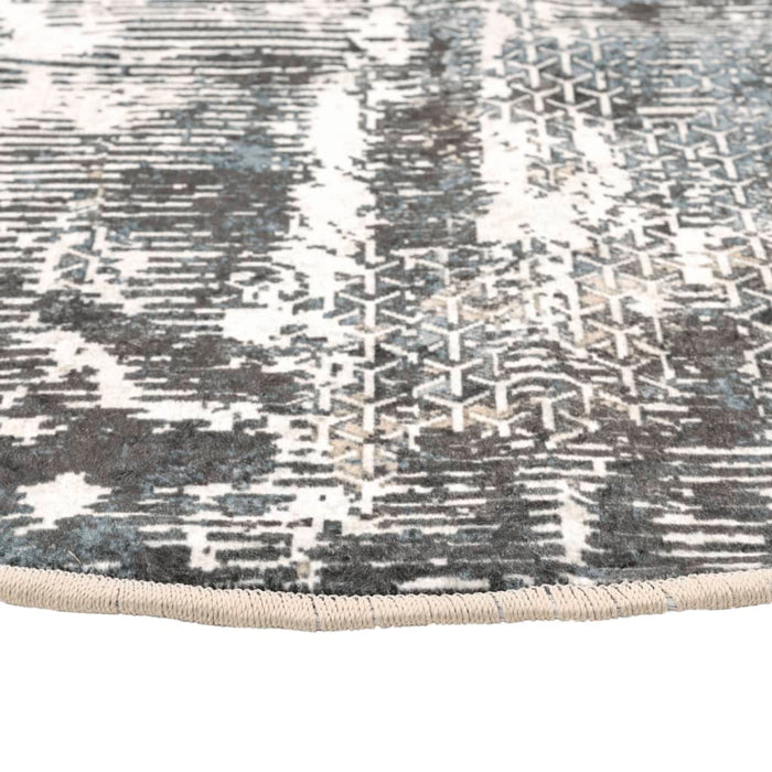 Covor lavabil, multicolor, Ø 120 cm WALTI