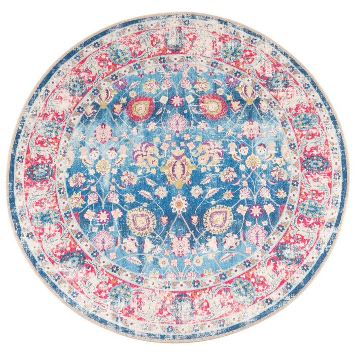 Covor lavabil, multicolor, Ø 120 cm - WALTI WALTI