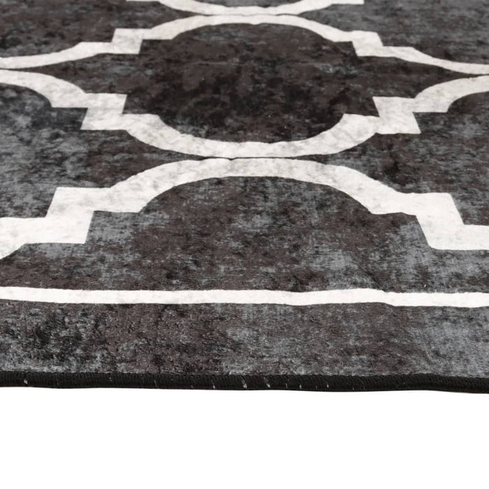 Covor lavabil anti-alunecare, alb și negru, 160x230 cm - WALTI WALTI
