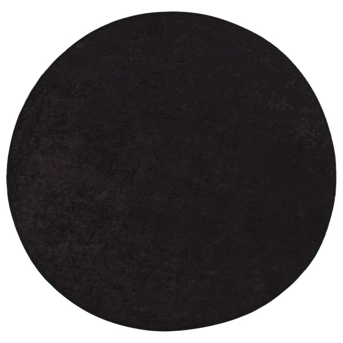 Covor lavabil, antracit, Ø 200 cm WALTI