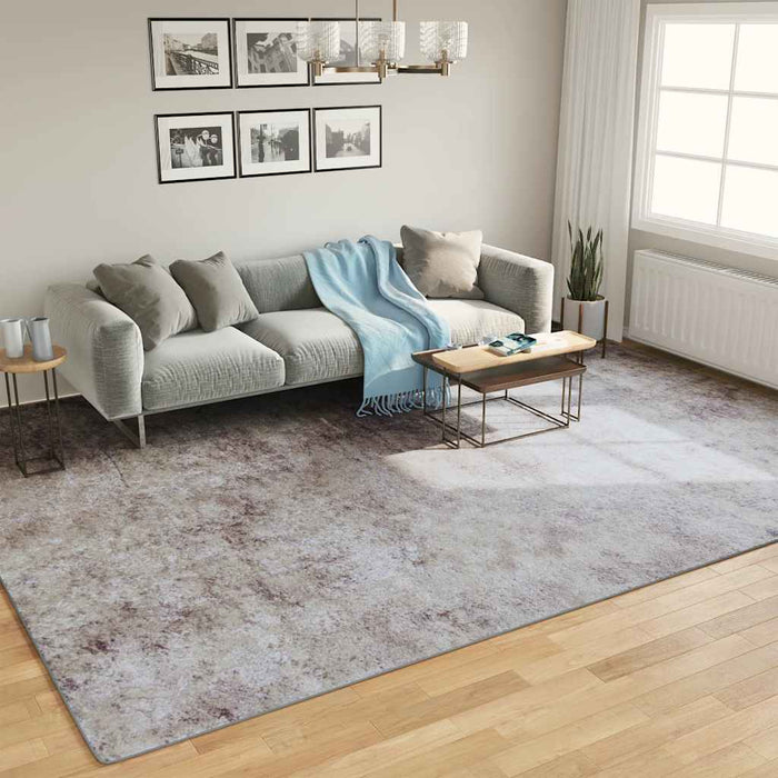 Covor lavabil, gri, 400x300 cm WALTI