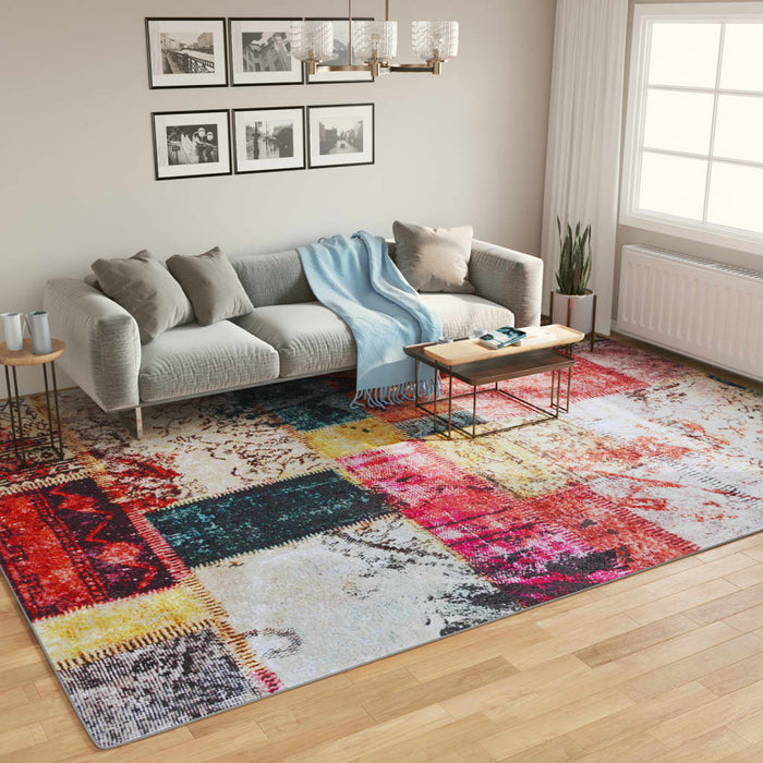 Covor lavabil, multicolor, 400x300 cm WALTI