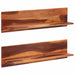 Rafturi de perete, 2 buc., 112x20x26 cm, lemn masiv de acacia - WALTI WALTI