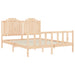 Cadru de pat fără saltea, 160x200 cm, lemn masiv pin - WALTI WALTI