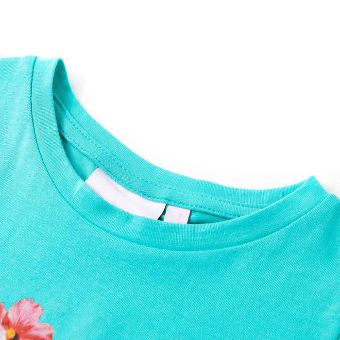 Tricou pentru copii, verde mentă, 128 WALTI