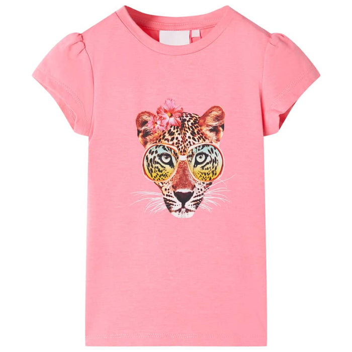 Tricou pentru copii, roz neon, 92 - WALTI WALTI
