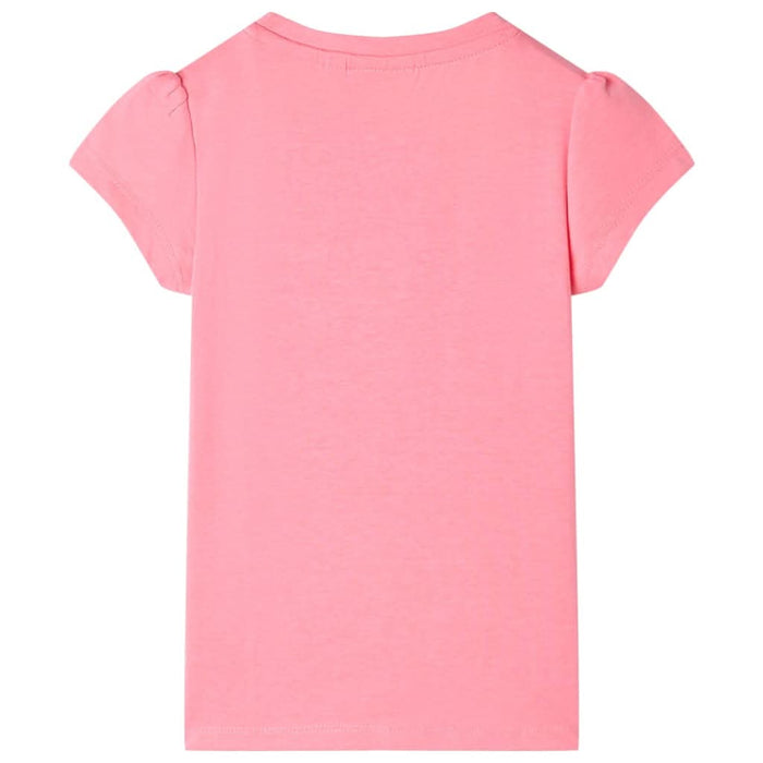 Tricou pentru copii, roz neon, 128 - WALTI WALTI