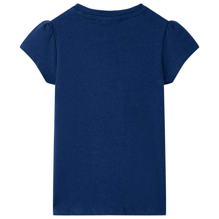 Tricou pentru copii, bleumarin, 128 WALTI