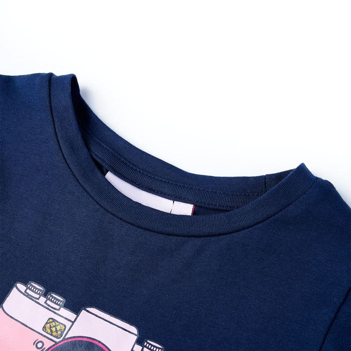 Tricou pentru copii, bleumarin, 128 WALTI