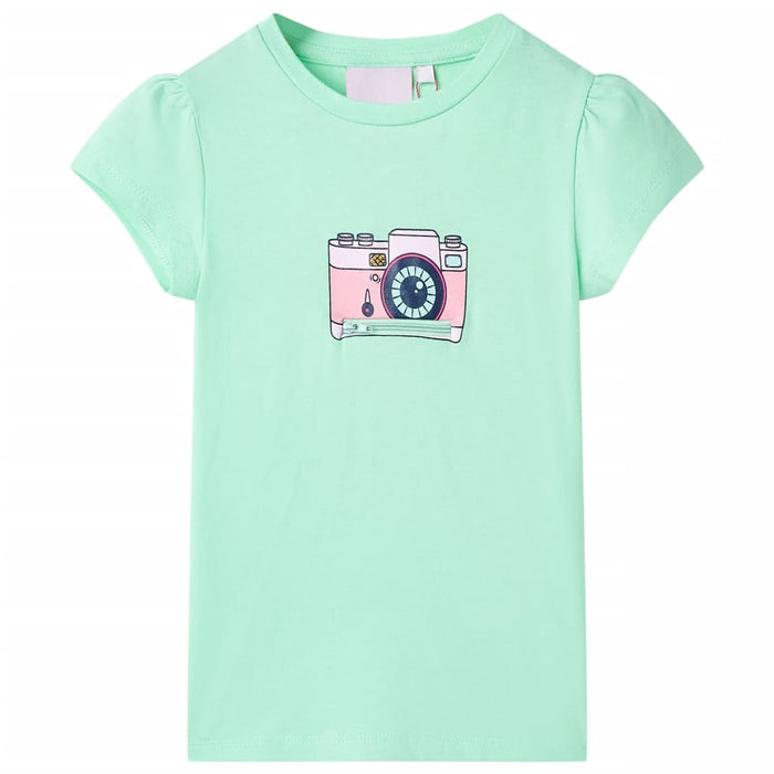 Tricou pentru copii, verde aprins, 116 - WALTI WALTI