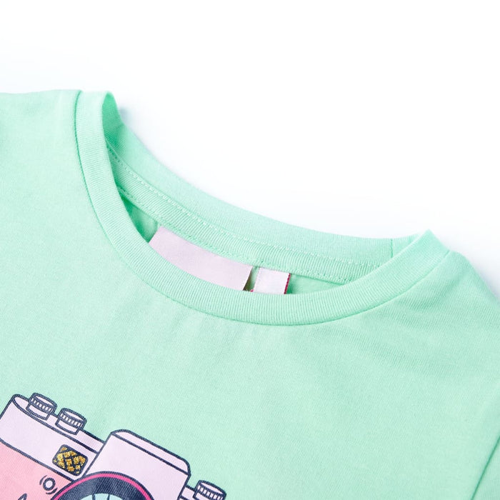 Tricou pentru copii, verde aprins, 116 - WALTI WALTI