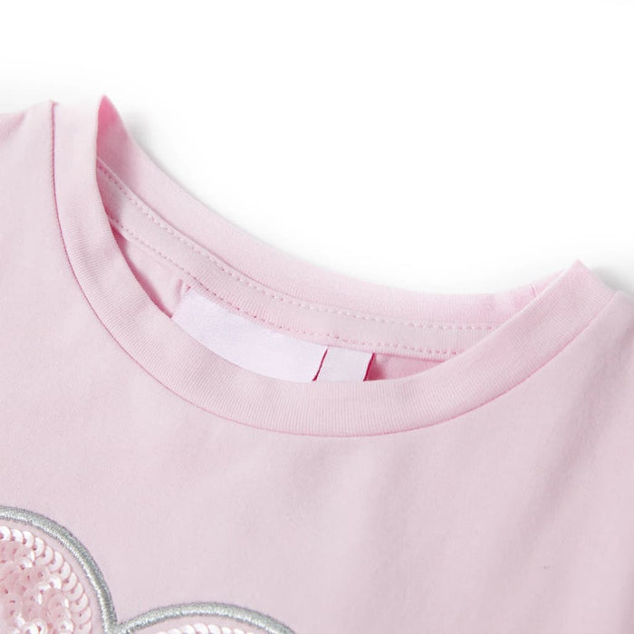 Tricou pentru copii, roz deschis, 116 WALTI