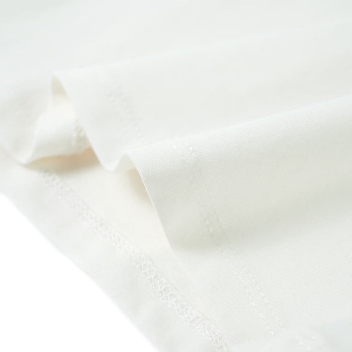 Tricou pentru copii cu mâneci cu volan, alb, 104 WALTI