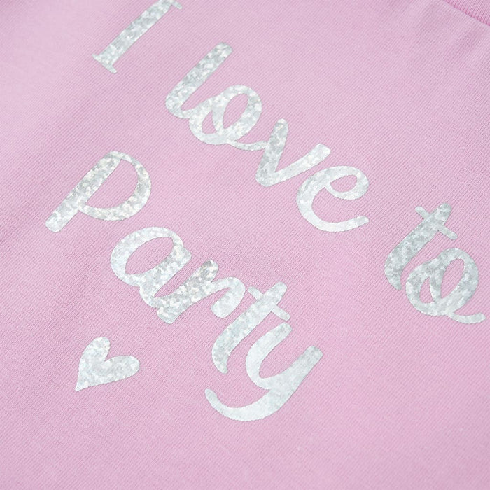 Tricou pentru copii cu mâneci cu volane, lila, 92 WALTI