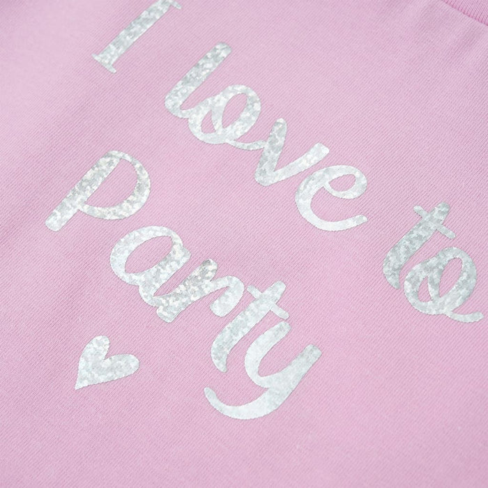 Tricou pentru copii cu mâneci cu volane, lila, 140 WALTI