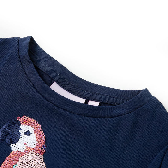 Tricou pentru copii, bleumarin, 140 WALTI