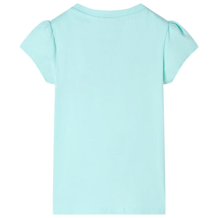 Tricou pentru copii, turcoaz deschis, 116 - WALTI WALTI