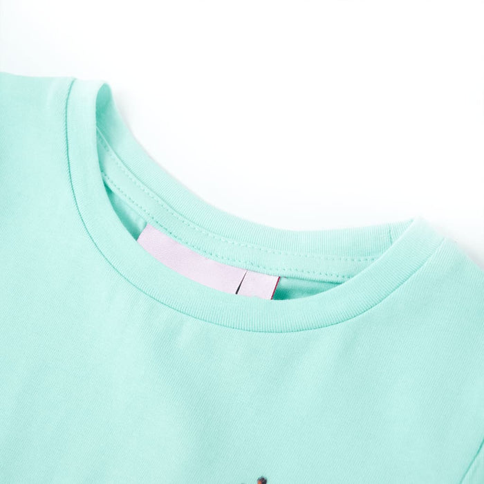 Tricou pentru copii, turcoaz deschis, 116 - WALTI WALTI