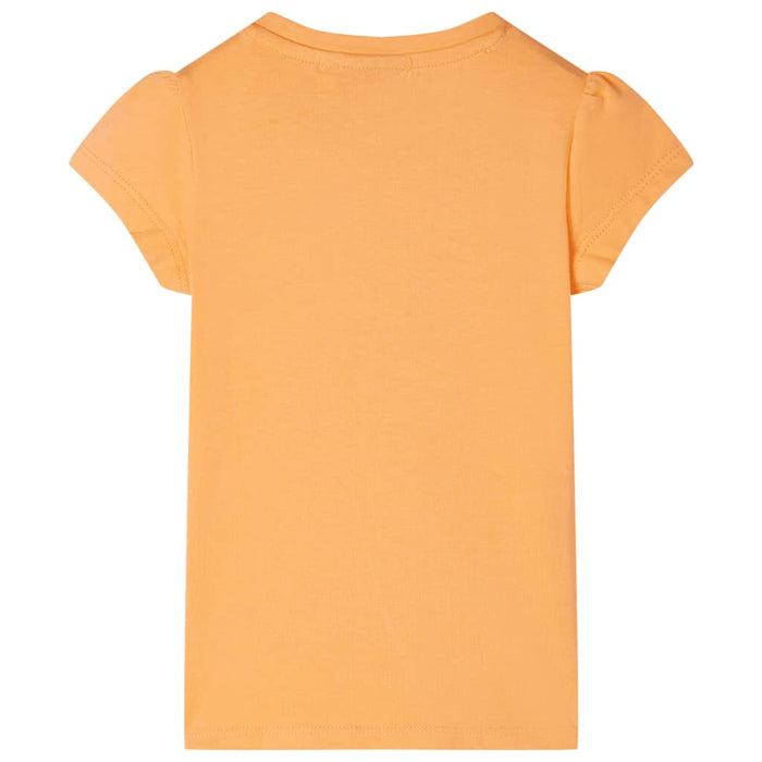 Tricou pentru copii, portocaliu deschis, 116 WALTI