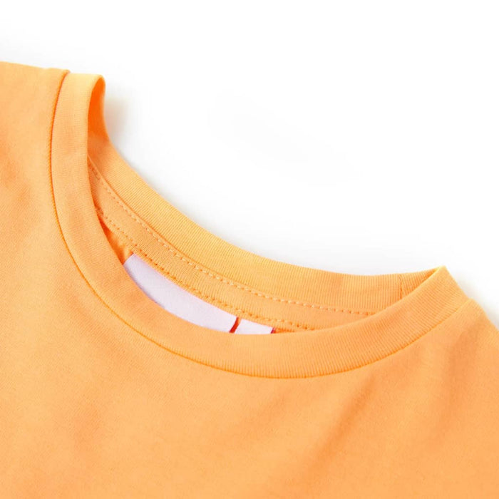 Tricou pentru copii, portocaliu deschis, 128 WALTI