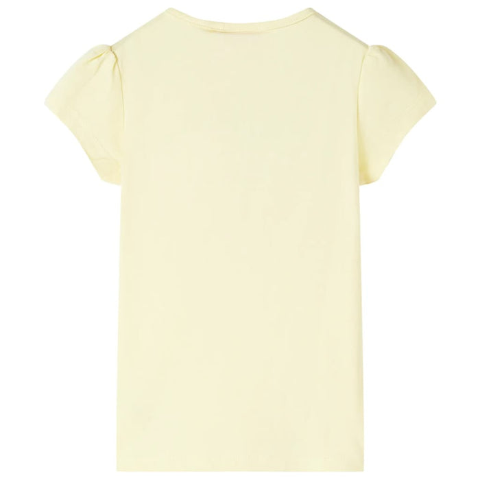 Tricou pentru copii, galben pal, 92 - WALTI WALTI