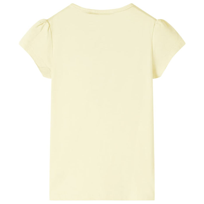 Tricou pentru copii, galben pal, 140 WALTI