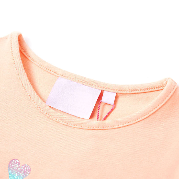 Tricou pentru copii portocaliu deschis, 104 - WALTI WALTI