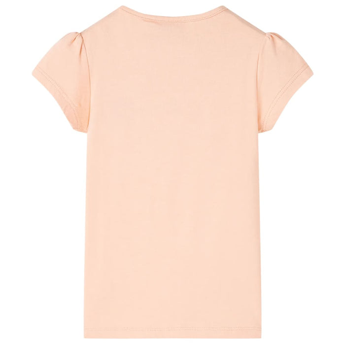 Tricou pentru copii, portocaliu deschis, 128 - WALTI WALTI