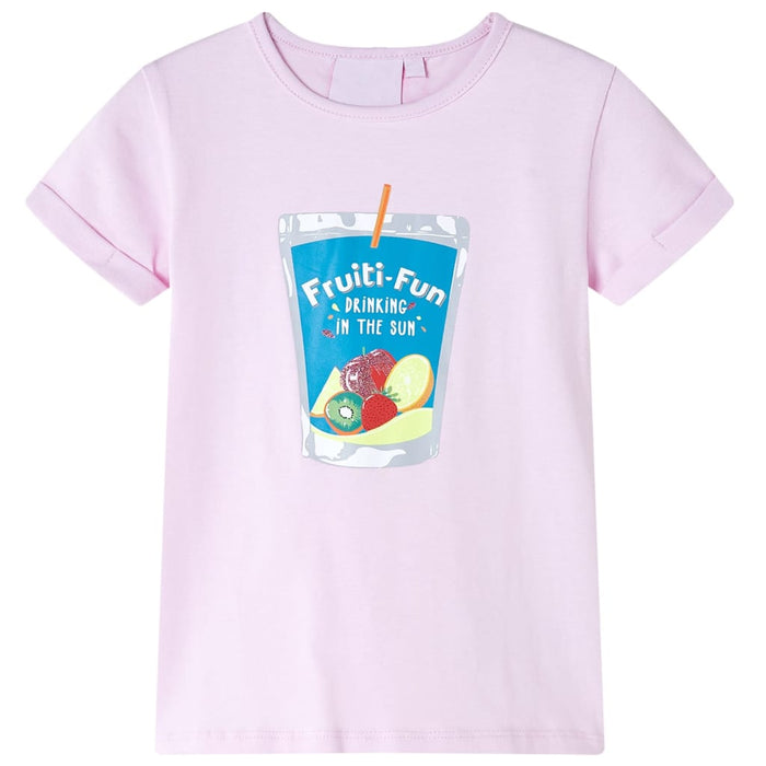 Tricou pentru copii, roz pal, 116 - WALTI WALTI