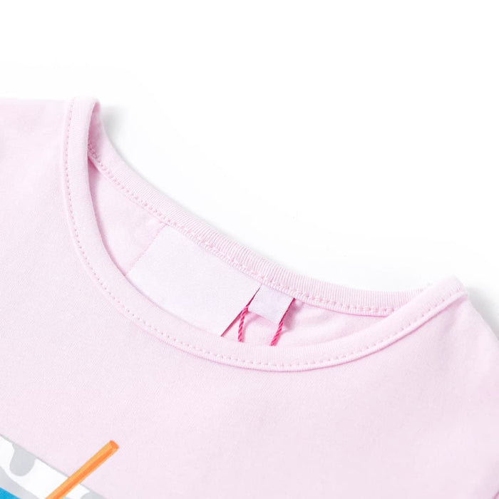 Tricou pentru copii, roz pal, 116 - WALTI WALTI