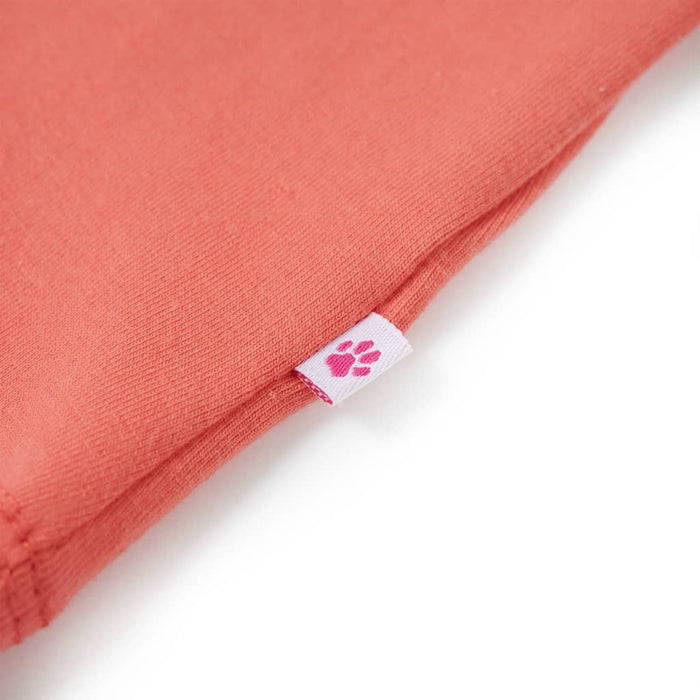 Tricou pentru copii cu mâneci cu volane, coral, 92 WALTI
