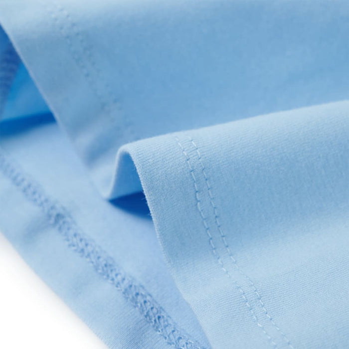 Tricou pentru copii cu mâneci cu volane, albastru deschis, 140 - WALTI WALTI