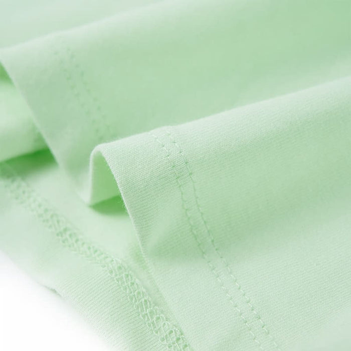 Tricou pentru copii cu mâneci cu volane, verde deschis, 92 WALTI