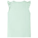 Tricou pentru copii cu mâneci cu volane, verde deschis, 128 - WALTI WALTI