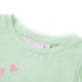 Tricou pentru copii cu mâneci cu volane, verde deschis, 128 - WALTI WALTI