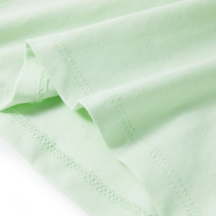 Tricou pentru copii cu mâneci șapcă verde deschis 116 WALTI