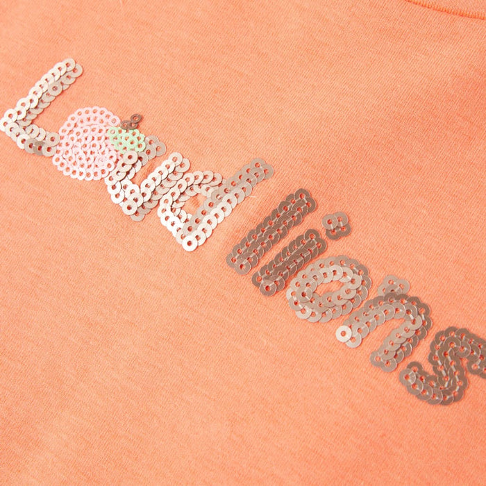Tricou pentru copii cu mâneci scurte, portocaliu neon, 92 WALTI