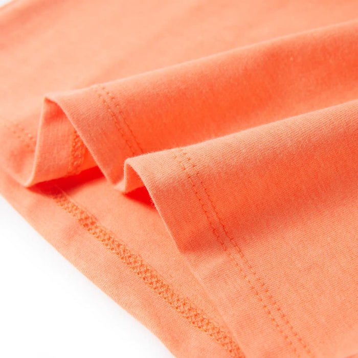 Tricou pentru copii cu mâneci scurte, portocaliu neon, 92 WALTI